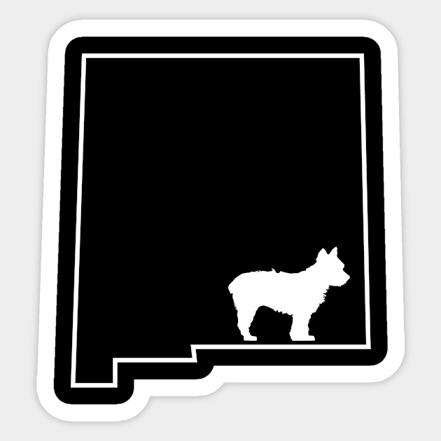 Yorkie New Mexico Yorkshire Terrier Lover Dog Shirt Sticker by karolynmarie